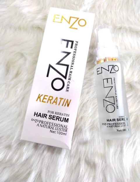 ENZO Keratin Hair Serum – Professional Smoothness & Natural Shine