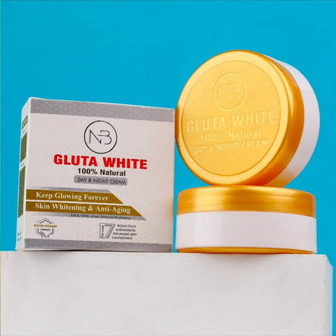 NB Gluta White Day & Night Cream – 100% Natural Skin Whitening & Anti-Aging Formula