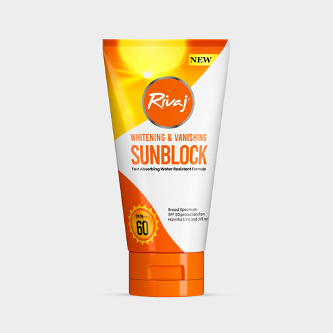Rivaj Whitening Sunblock SPF 60, 40ml