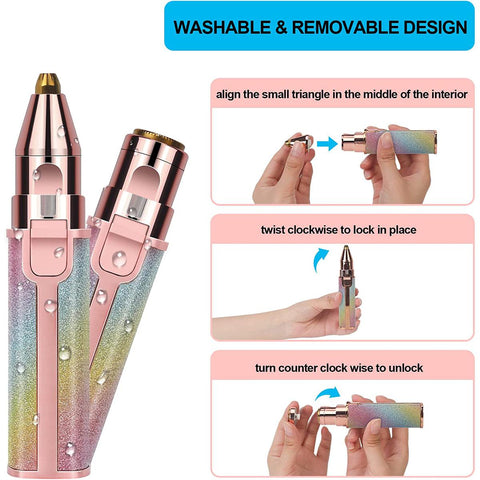 Rechargeable Flawless Hair Remover 2 In 1